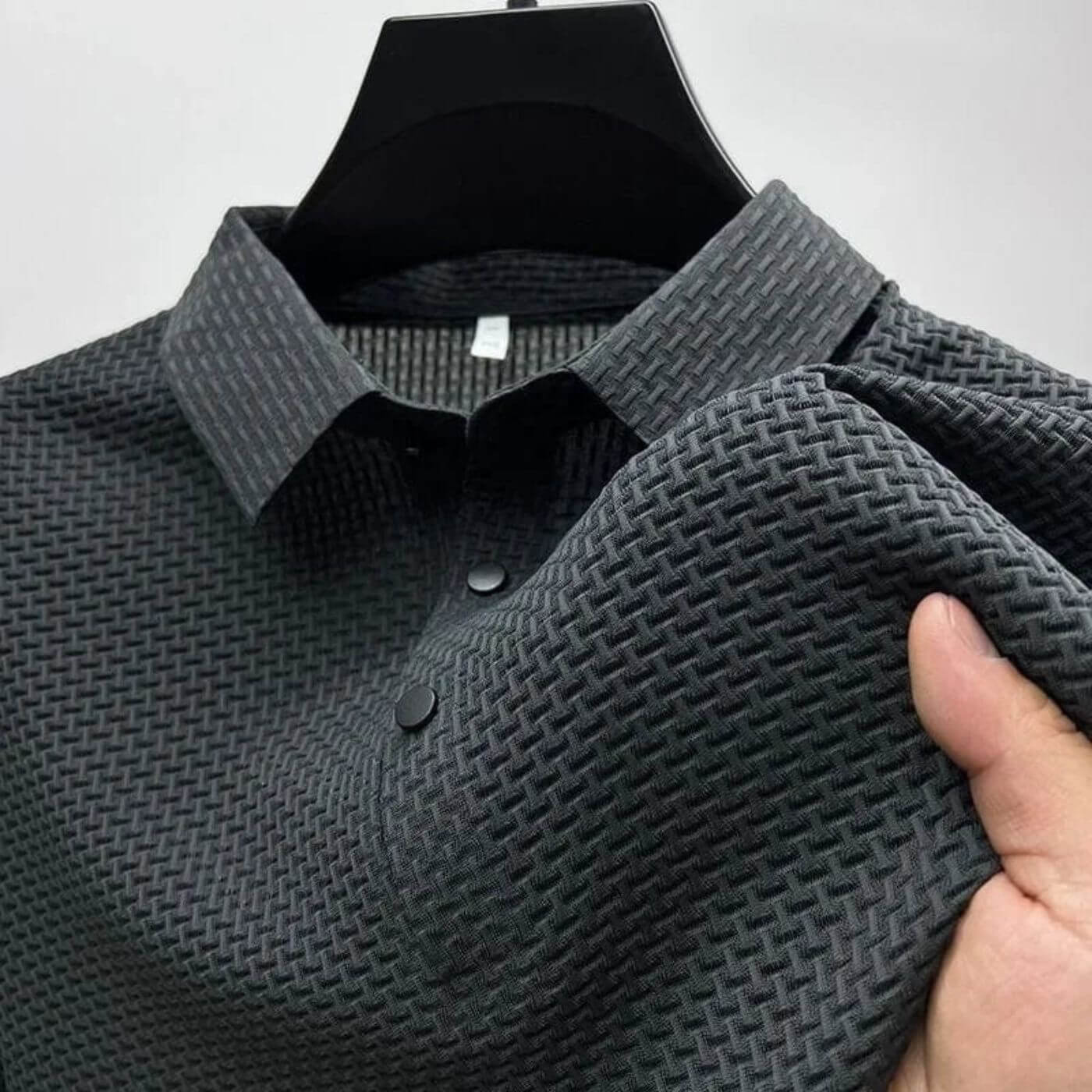 Carl™ | Polo Élégant en Maille Respirante