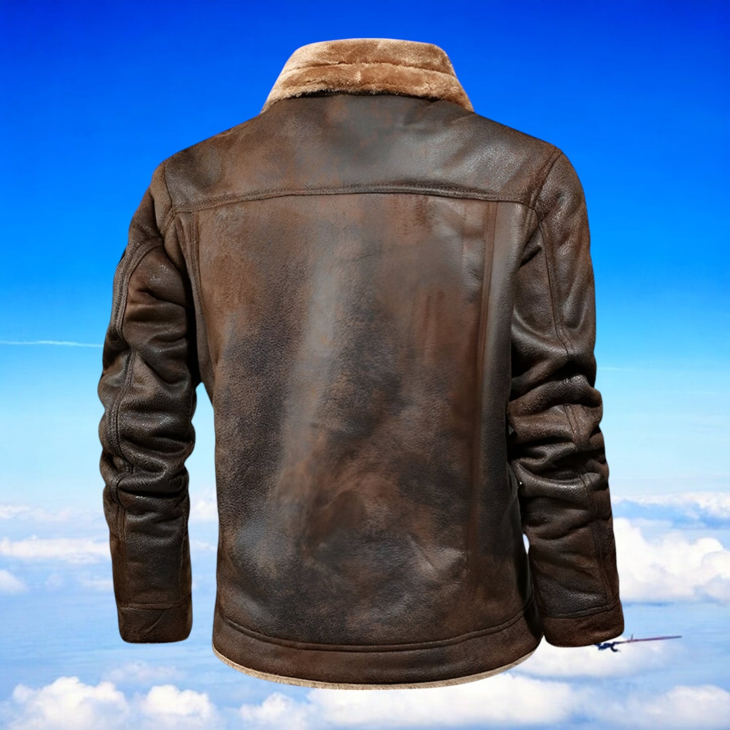 Bastien™ | Blouson Aviateur Doublé Fourrure