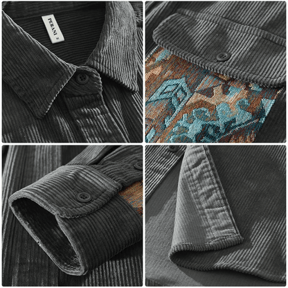 Mathis™ | Chemise Velours Ethnique
