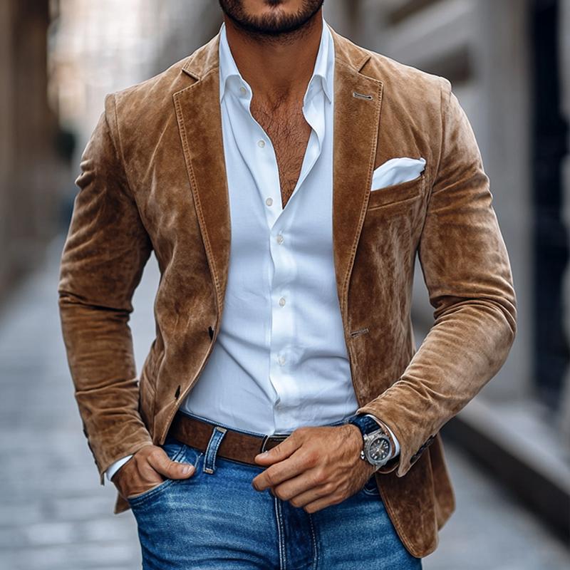 Édouard™ | Blazer en Velours Élégant